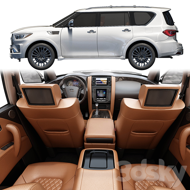 INFINITI_QX80 3dskyfree