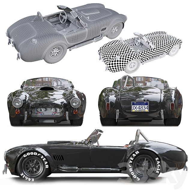 Shelby Cobra 427 3dmodel