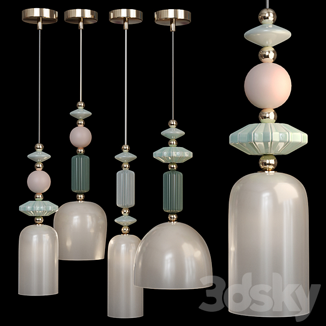 Pendant lights Odeon Light CANDY 3d
