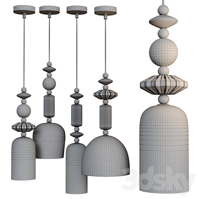 Pendant lights Odeon Light CANDY 3dskyfree