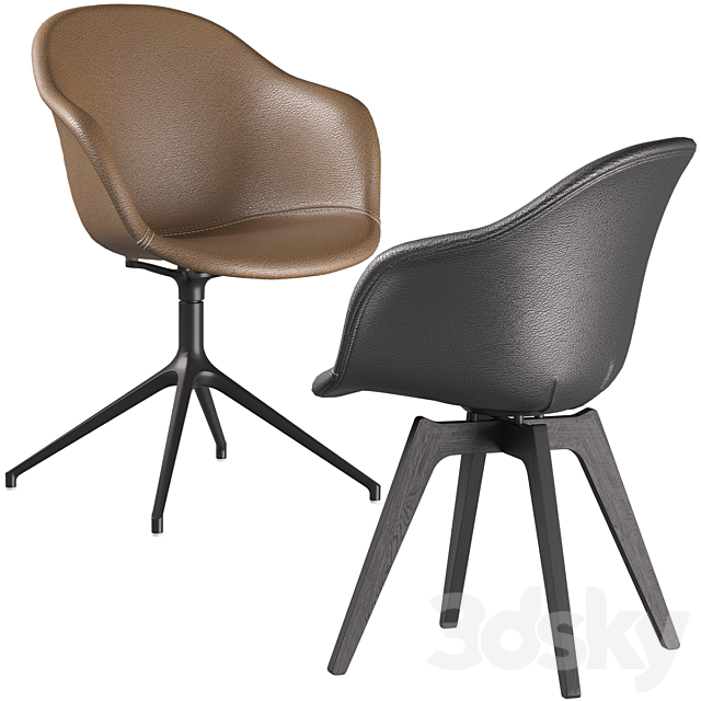 Boconcept – Alicante Table-Adelaide Chair set 3DSMax File - thumbnail 3