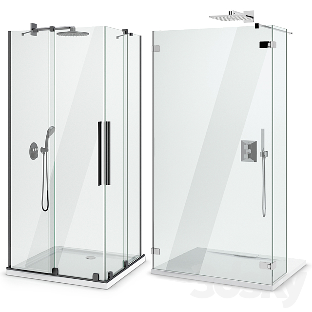 Showers Radaway. West One Bathrooms and Ideal set 124 3d