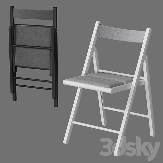 Terje Terier Folding Chair Ikea 3DSMax File - thumbnail 4