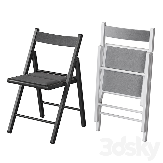 Terje Terier Folding Chair Ikea 3DSMax File - thumbnail 5