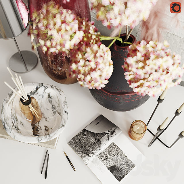 Decorative set 27 3d