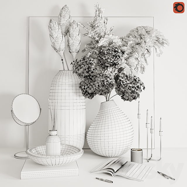 Decorative set 27 3dskyfree