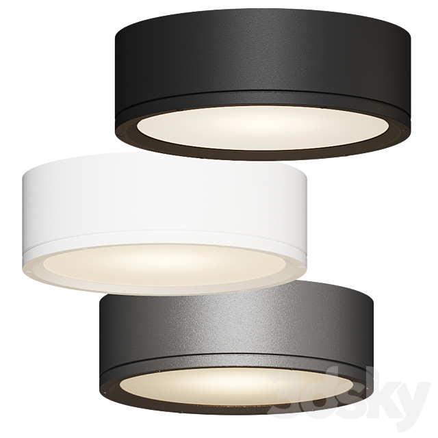 Tube Ceiling Light by WAC Lighting 3DS Max Model - thumbnail 2