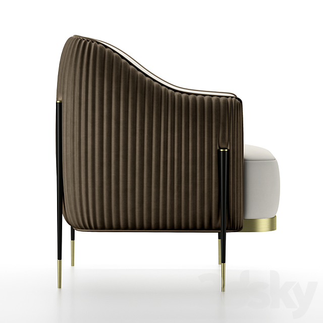Capitol Collection Oxford Armchair 3DSMax File - thumbnail 5