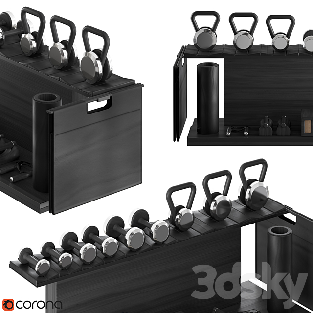 PENT. luxury fitness equipment 3d