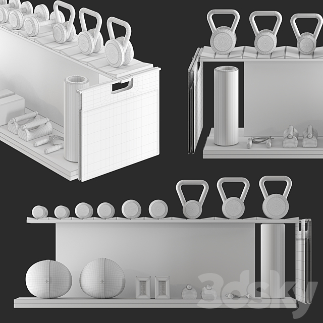 PENT. luxury fitness equipment 3dmodel