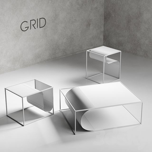 Folding Tables 3DSMax File - thumbnail 2