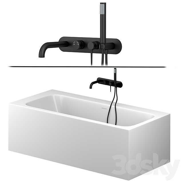 Cezares and Grohe bath set 3d Download