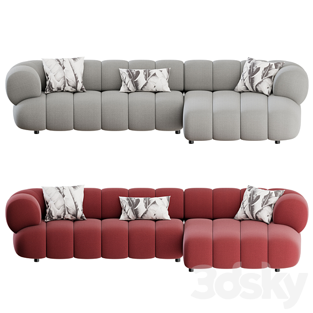 Intermede Modular Sofa by Roche Bobois 3dskyfree