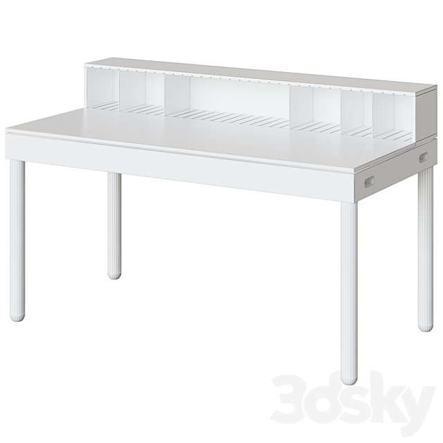 Tray Bureau table 007470 3DSMax File - thumbnail 2
