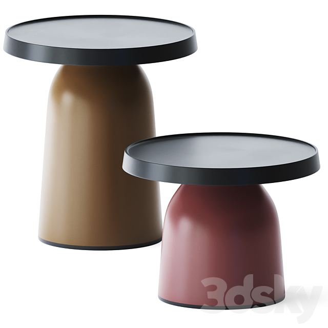 Thick Top Side Table by Toou 3DSMax File - thumbnail 2