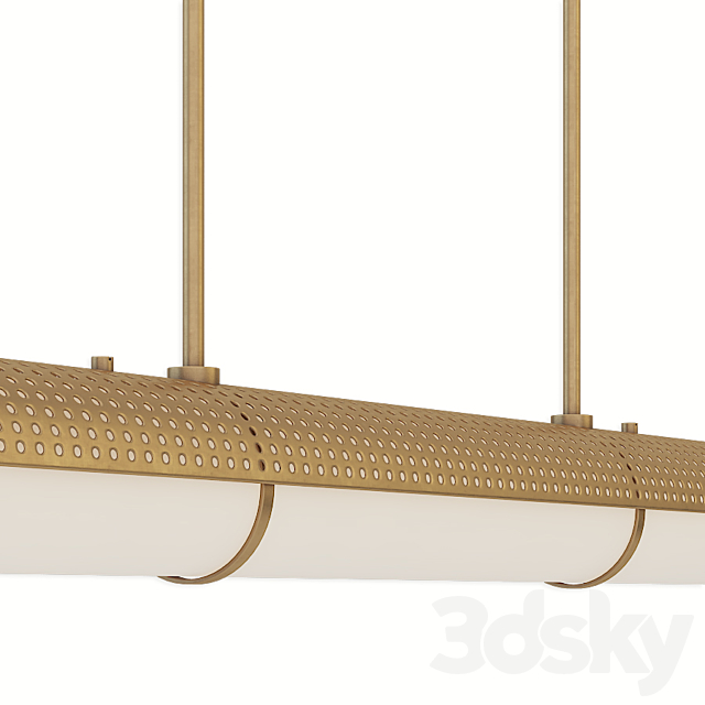 Circa Precision Large Linear Chandelier 3dsky