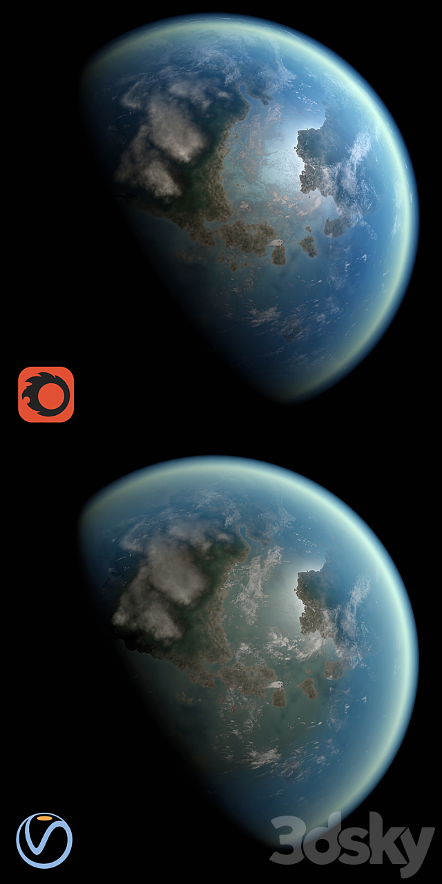 Planet 3dmodel