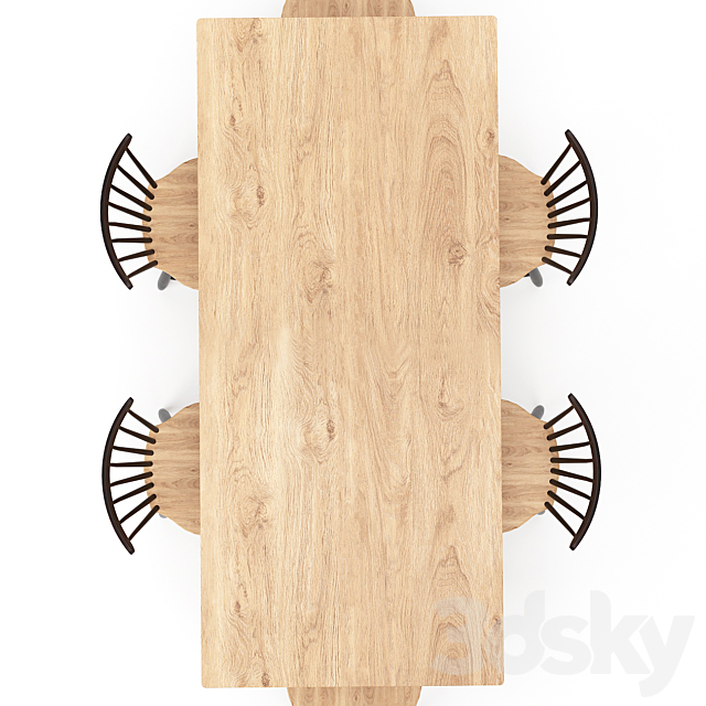 Dining Table 95 3d