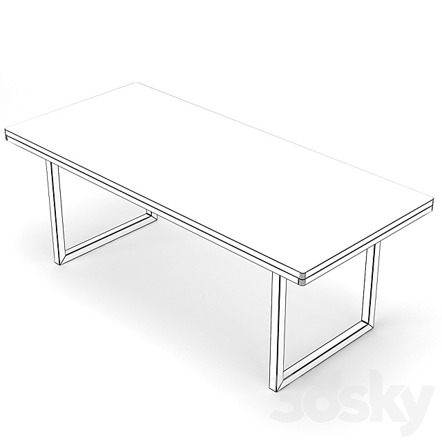 Dining Table 95 3dmodel