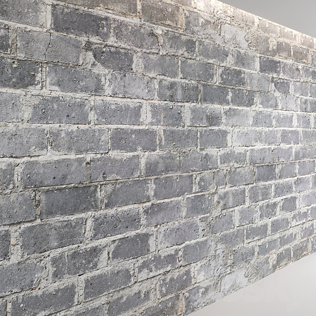 Block wall set 01 3d