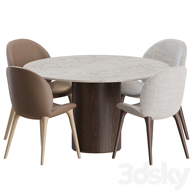 Dinning set by vipp 3d