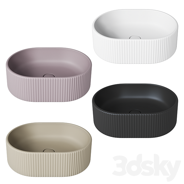 Vento washbasin and cabinet Atollo Kerama Marazzi 3DS Max Model - thumbnail 6