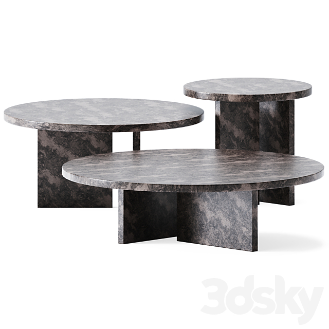 Coffee Table Tebe by Baxter 3d