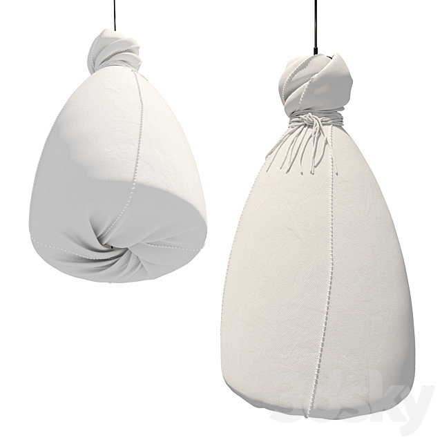Fabric lampshade 3d