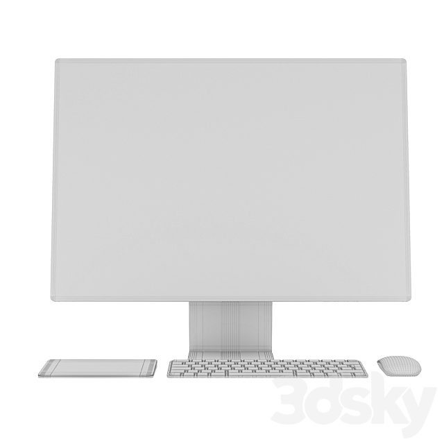 iMac 24 3dmodel