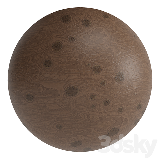 3 Wood Materials PBR 4k 3DS Max Model - thumbnail 2