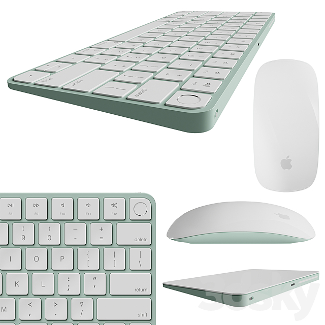 Monoblock computer Apple iMac 24 ? 2021 3dskyfree