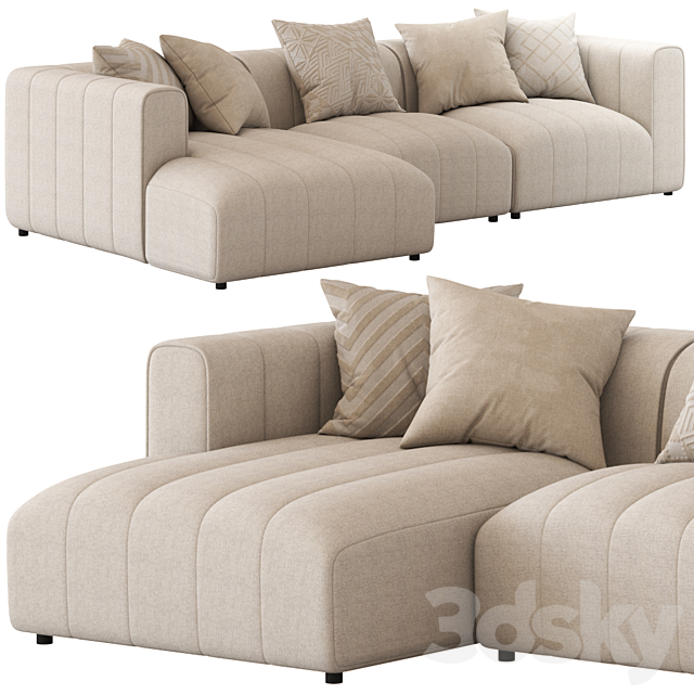 Coco Republic Oregon Modular Sofa1 3d