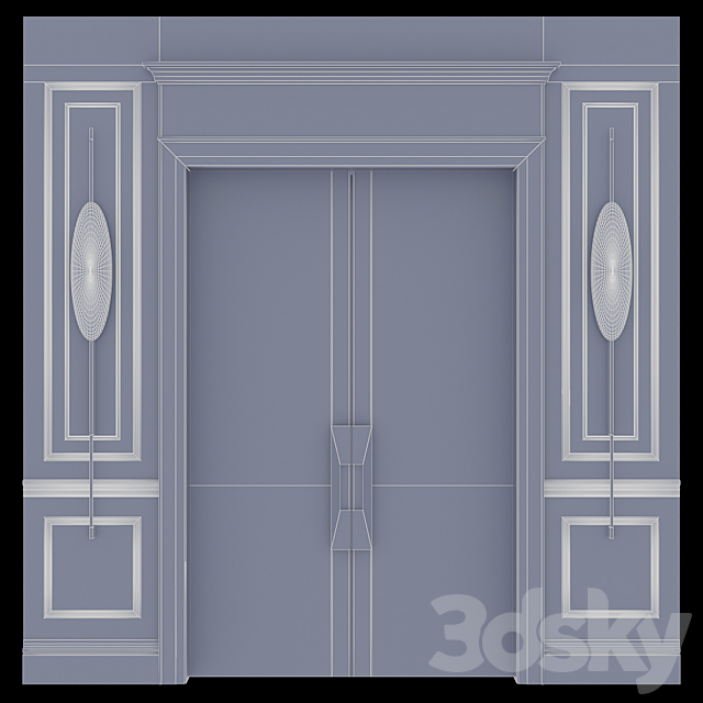 Interior door 3d