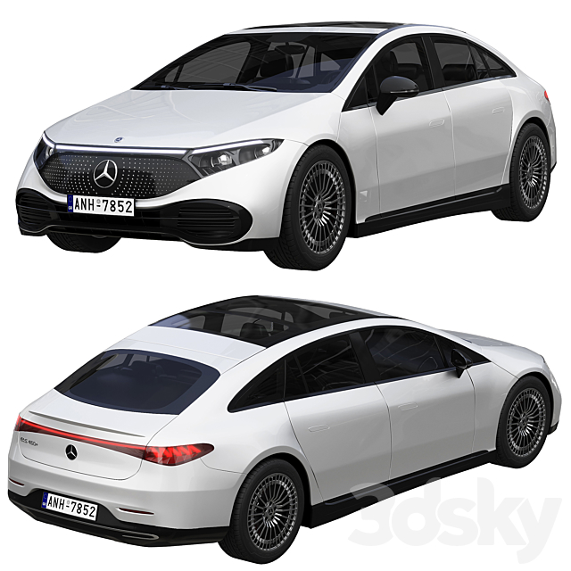 Mercedes-Benz EQS 2022 3d