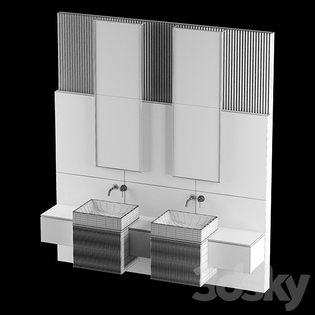 Andrei White Bathroom 3DSMax File - thumbnail 6
