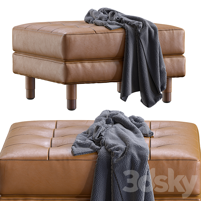 Pouf Landskrona leather By Ikea 3DSMax File - thumbnail 1
