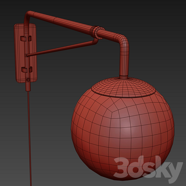 Wall lamp IKEA SIMRISHAMN 3dsky