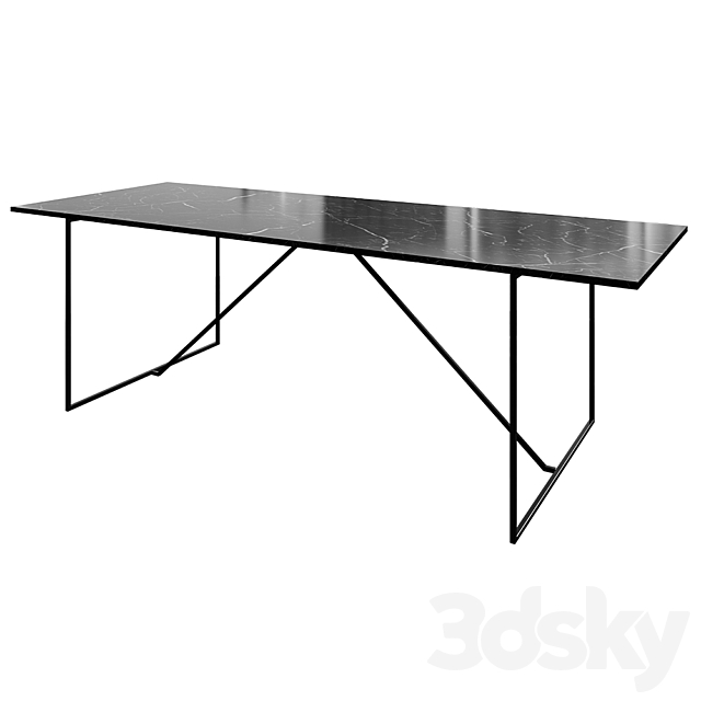 Dining table Gent 3DSMax File - thumbnail 1