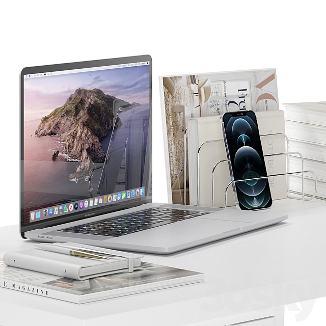 Office set 002 3d