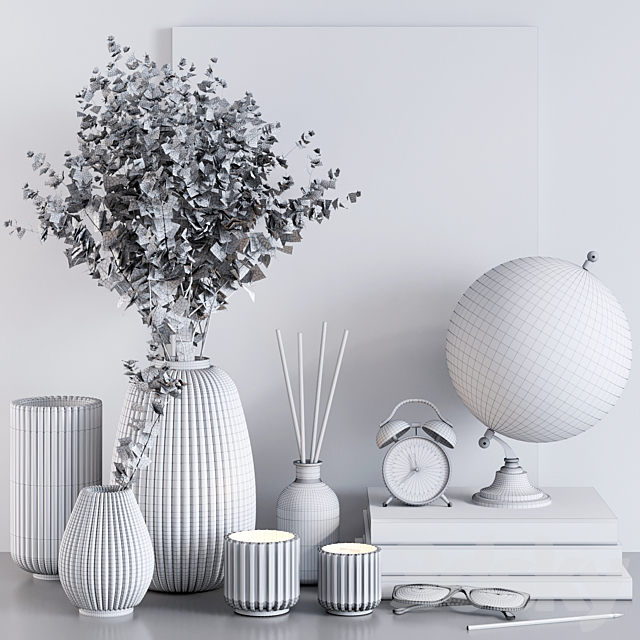 Decorative set 16 3dskyfree