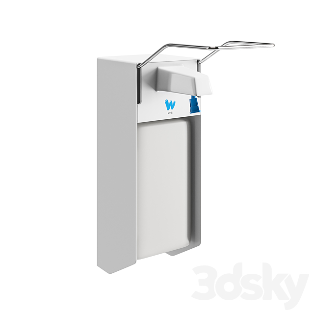 Hand Sanitizer Dispenser Set 3DSMax File - thumbnail 4