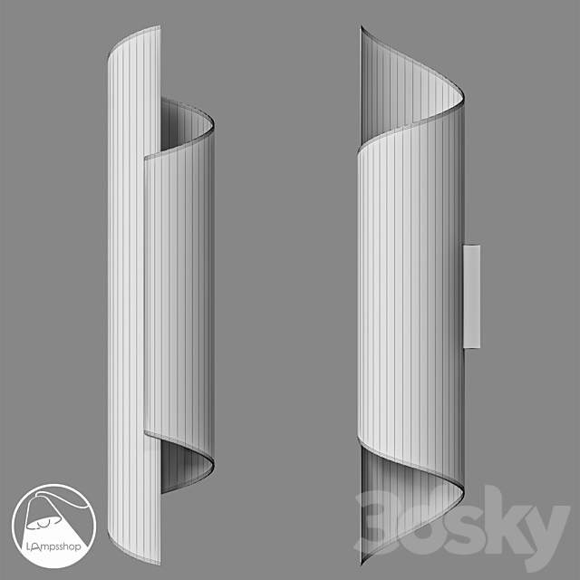 LampsShop.ru B4108 Sconce Postmodern Helix 3d