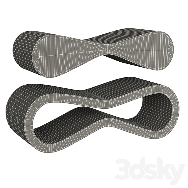 Scratching post - bed for cats Tomeow 3dsky