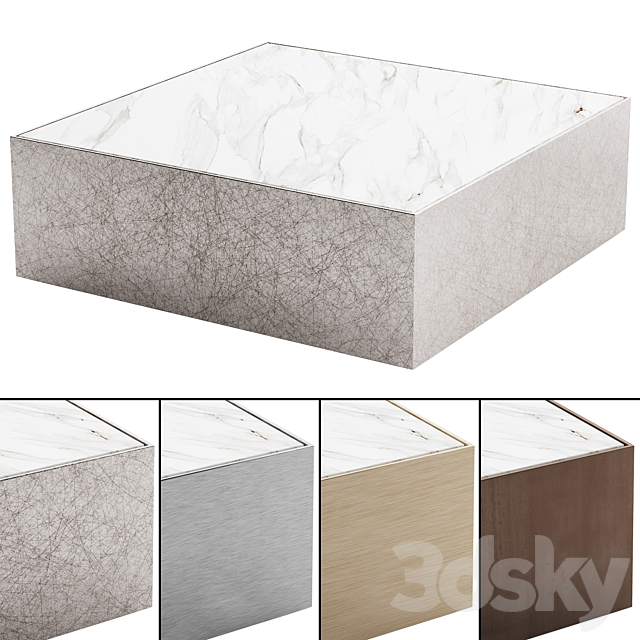 014 Coffee Table Marble Ballot by Phase 3DSMax File - thumbnail 2