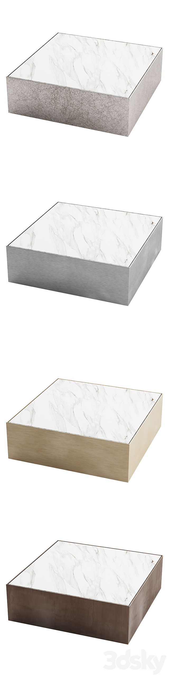 014 Coffee Table Marble Ballot by Phase 3DSMax File - thumbnail 5