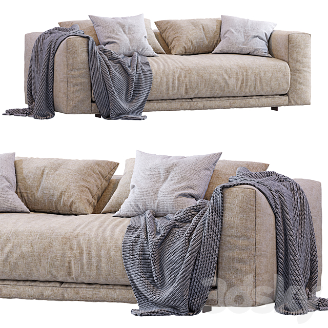 Sofa moss by cor 3d