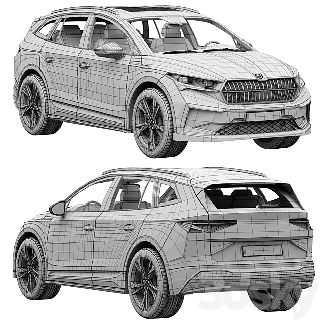 SKODA ENYAQ iV 3dskyfree