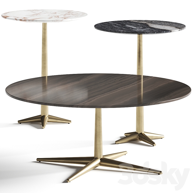 Cantori City Coffee & Side Table 3DSMax File - thumbnail 1