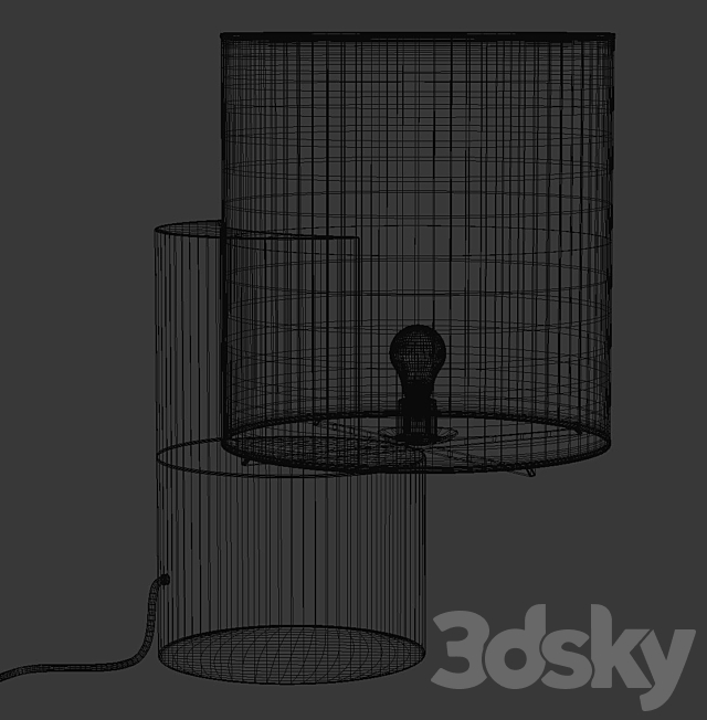 Lea table lamp by Matteo Nunziati _ Tato table lamp 3d Download