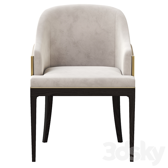 Wolfe Dining Chair 3DSMax File - thumbnail 2